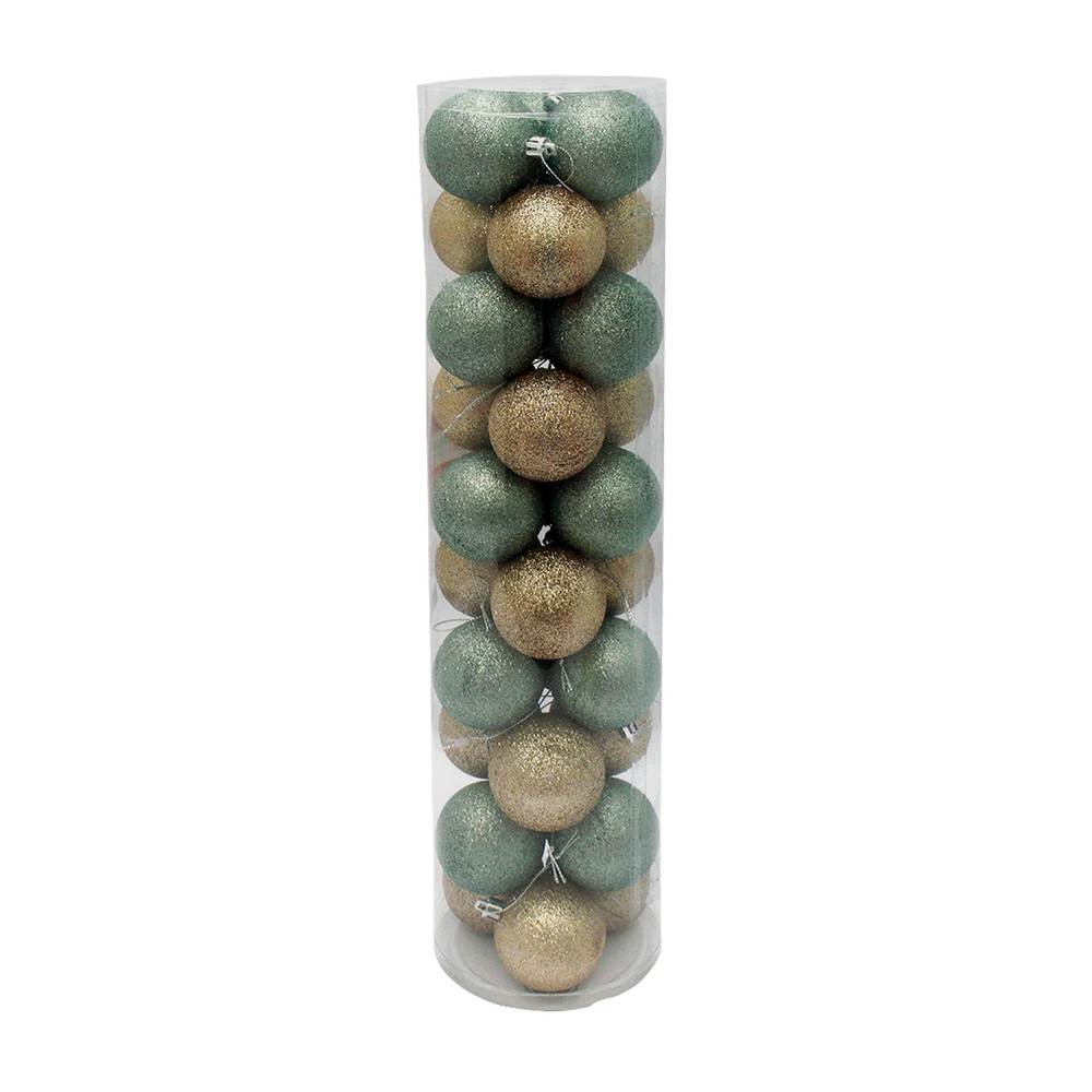 Bola navideña 6cm con brillantina s63002bnv19 s/30