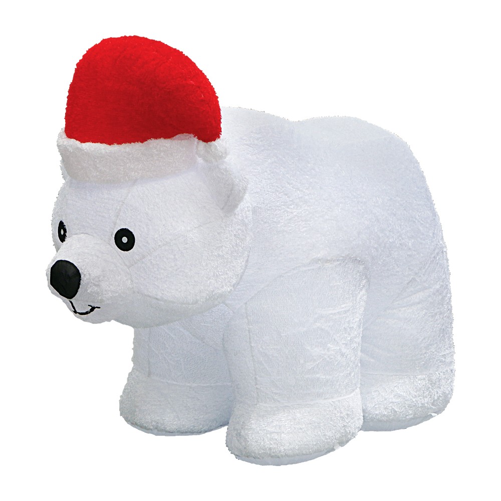 Inflable oso polar con luz led 6.5' sz19115-7