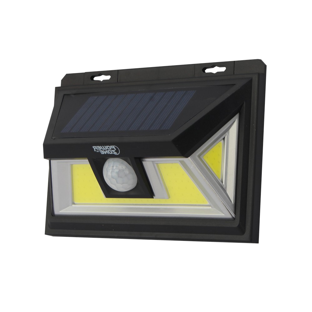 Lámpara solar led de pared con sensor de movimiento