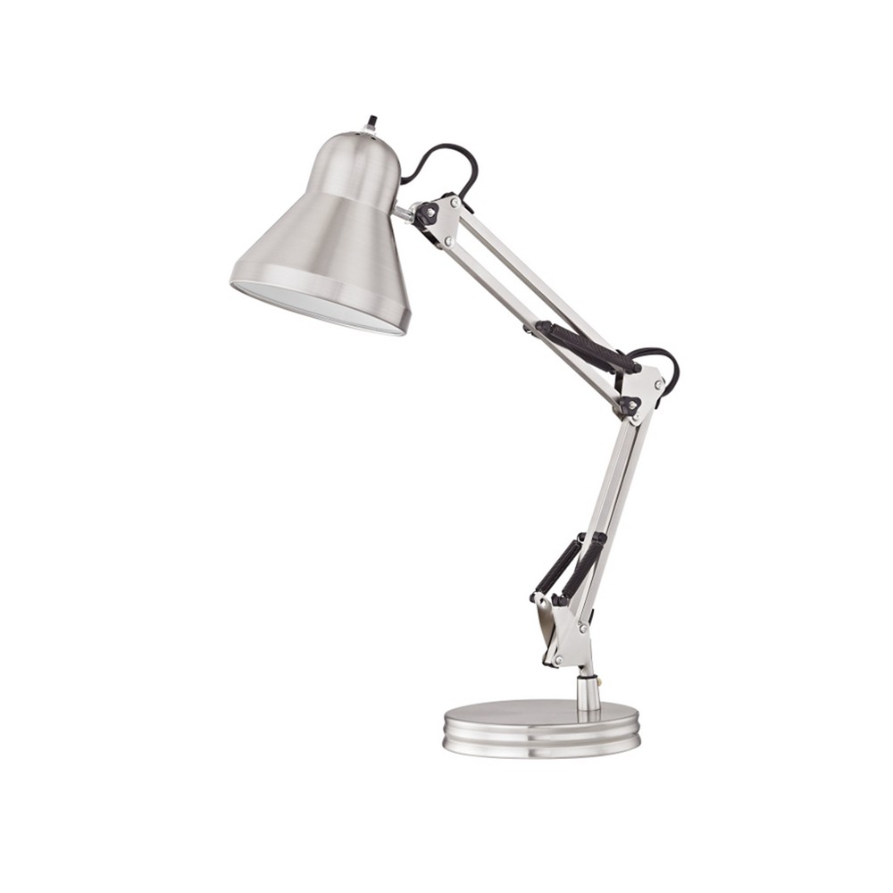 Lámpara de escritorio con brazo nickel
