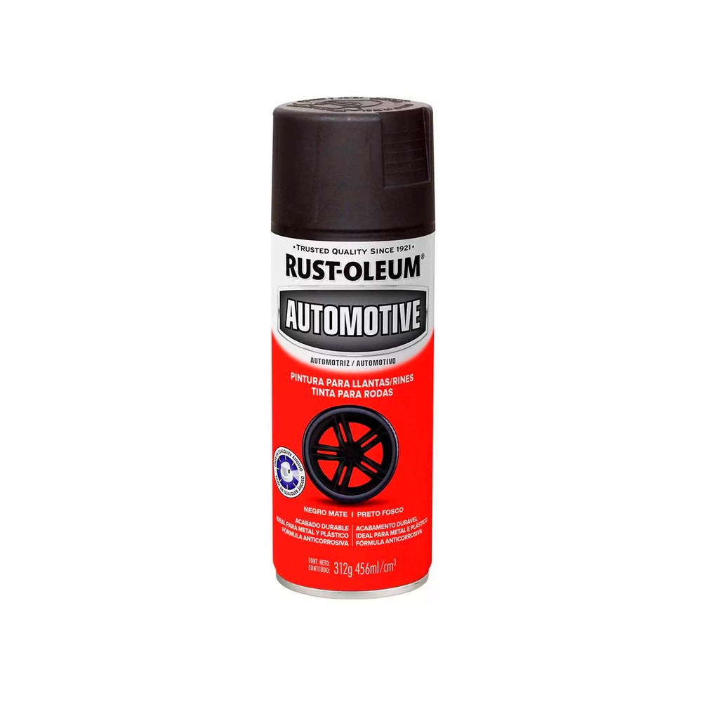 Pintura para rin y neumatico en spray negro automotive 312 g (11 oz)
