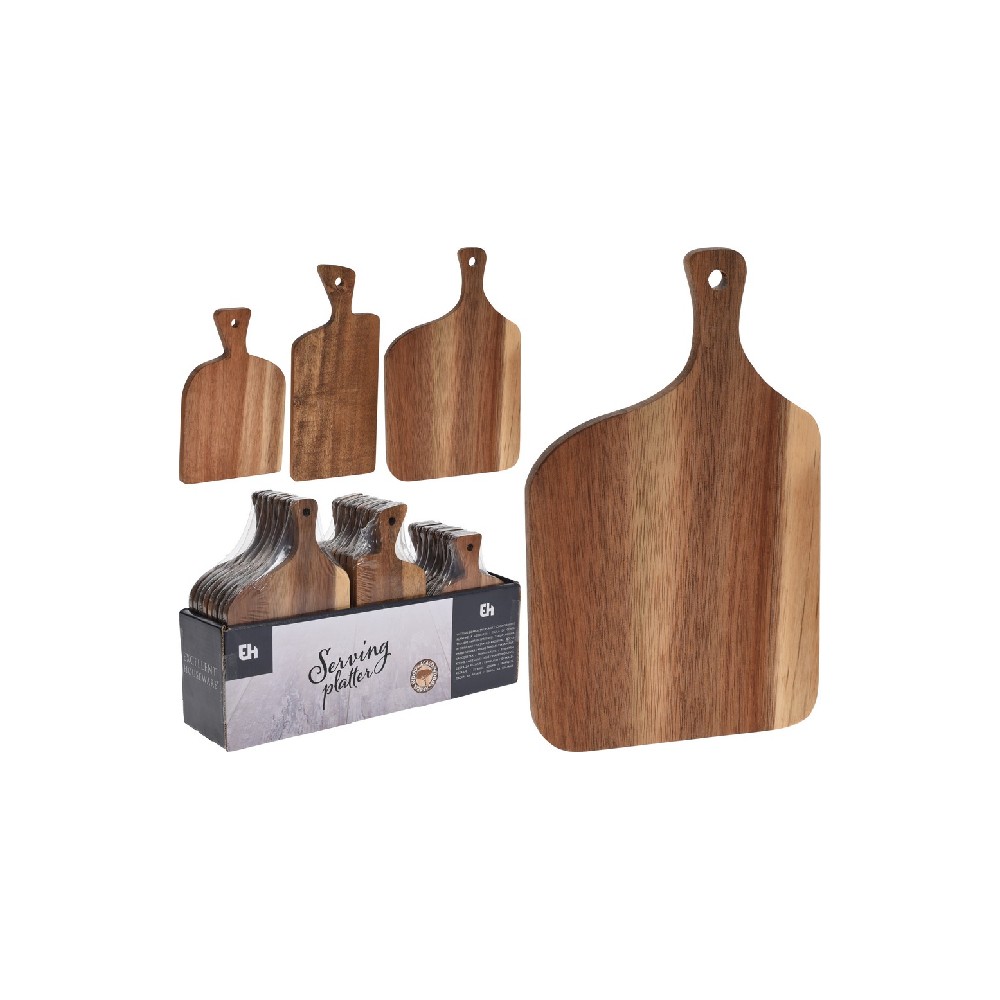 Tabla para picar de madera 20x34cm acacia Tablas para picar