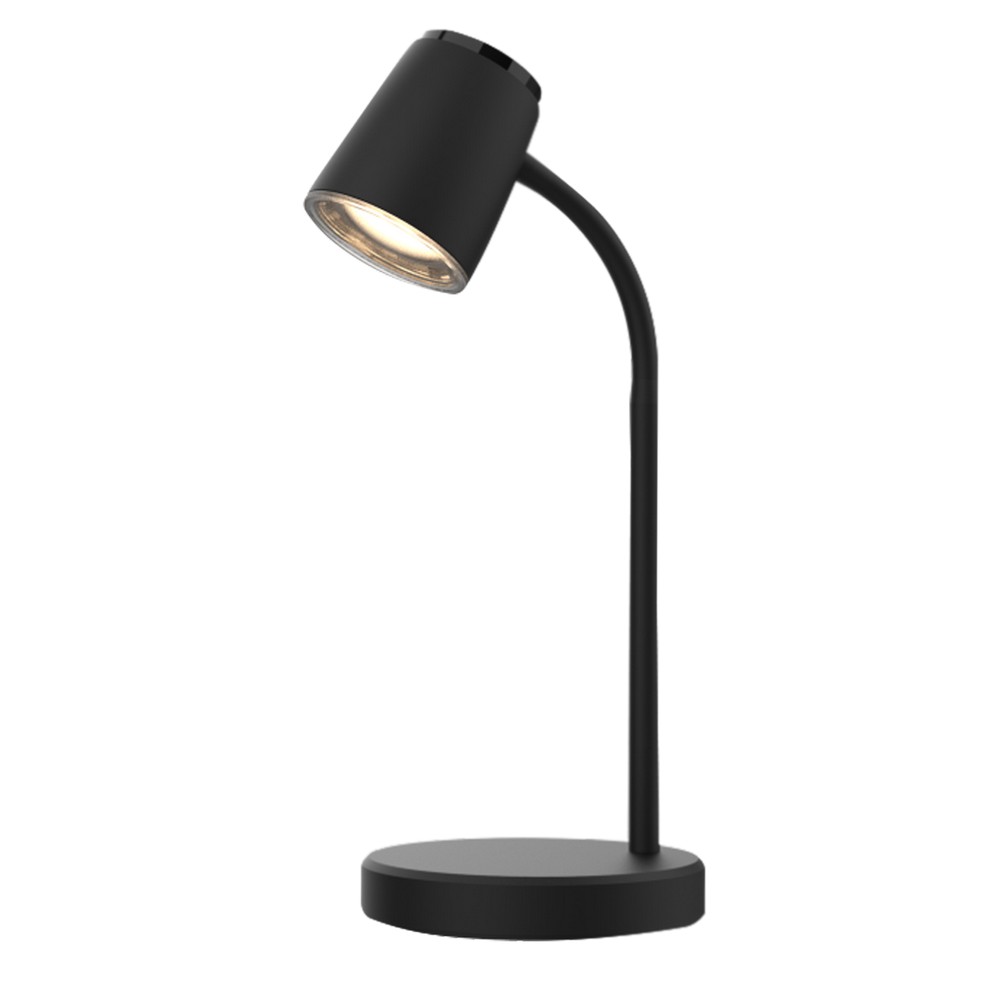 Lámpara de escritorio led negra