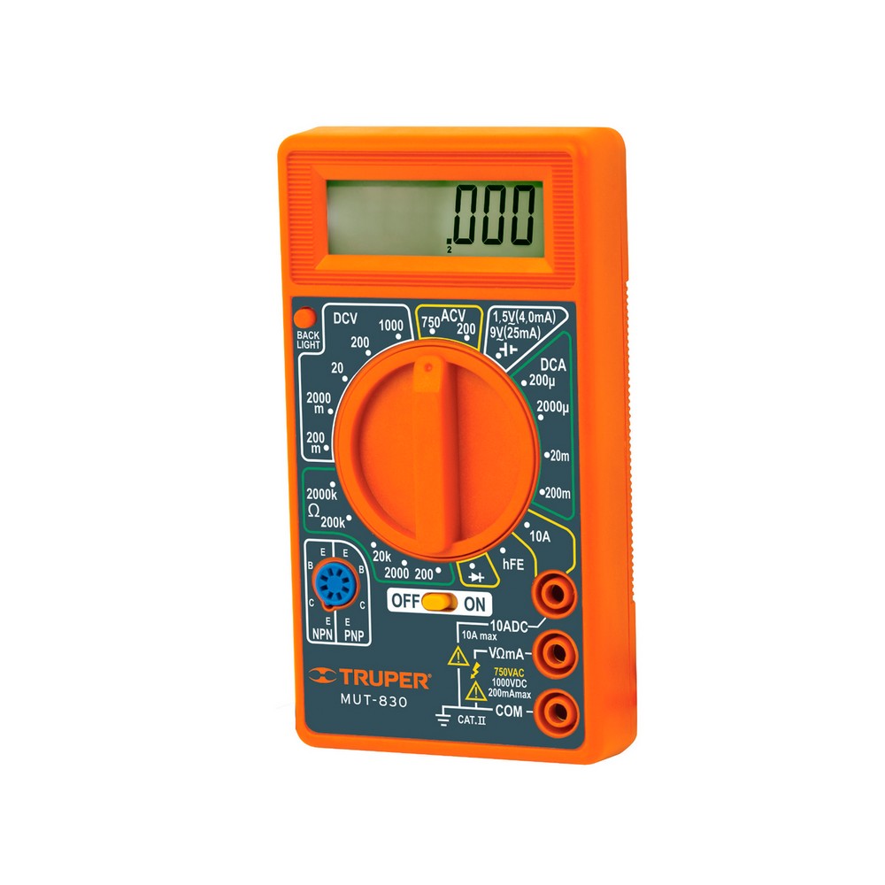 Electronica SMD Metamercado - 🧰 Multimetro Digital Basico Pro-Master  Amarillo 👇👇 también denominado polímetro​ o tester, es un instrumento  eléctrico portátil para medir directamente magnitudes eléctricas activas,  como corrientes y potenciales