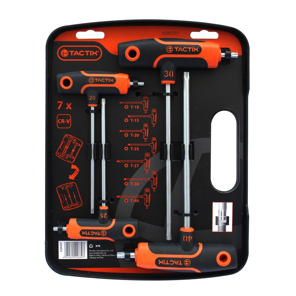 Juego de llaves torx tipo t t10-t40 7 piezas