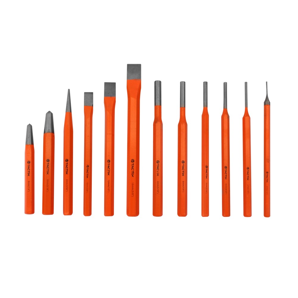 Juego de cinceles y botadores 12 unidades