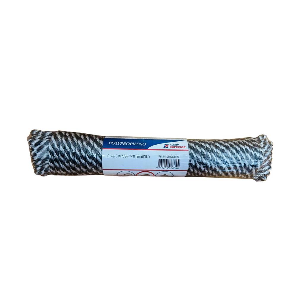 Cordel polipropileno nautica 6 mm x 20 m