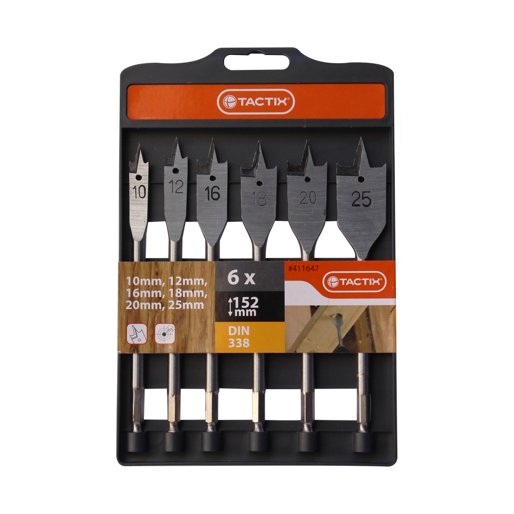 Pack 10 brocas metal 6 mm