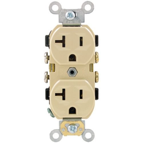 Tomacorriente doble 20a 125v marfil pass&seymour