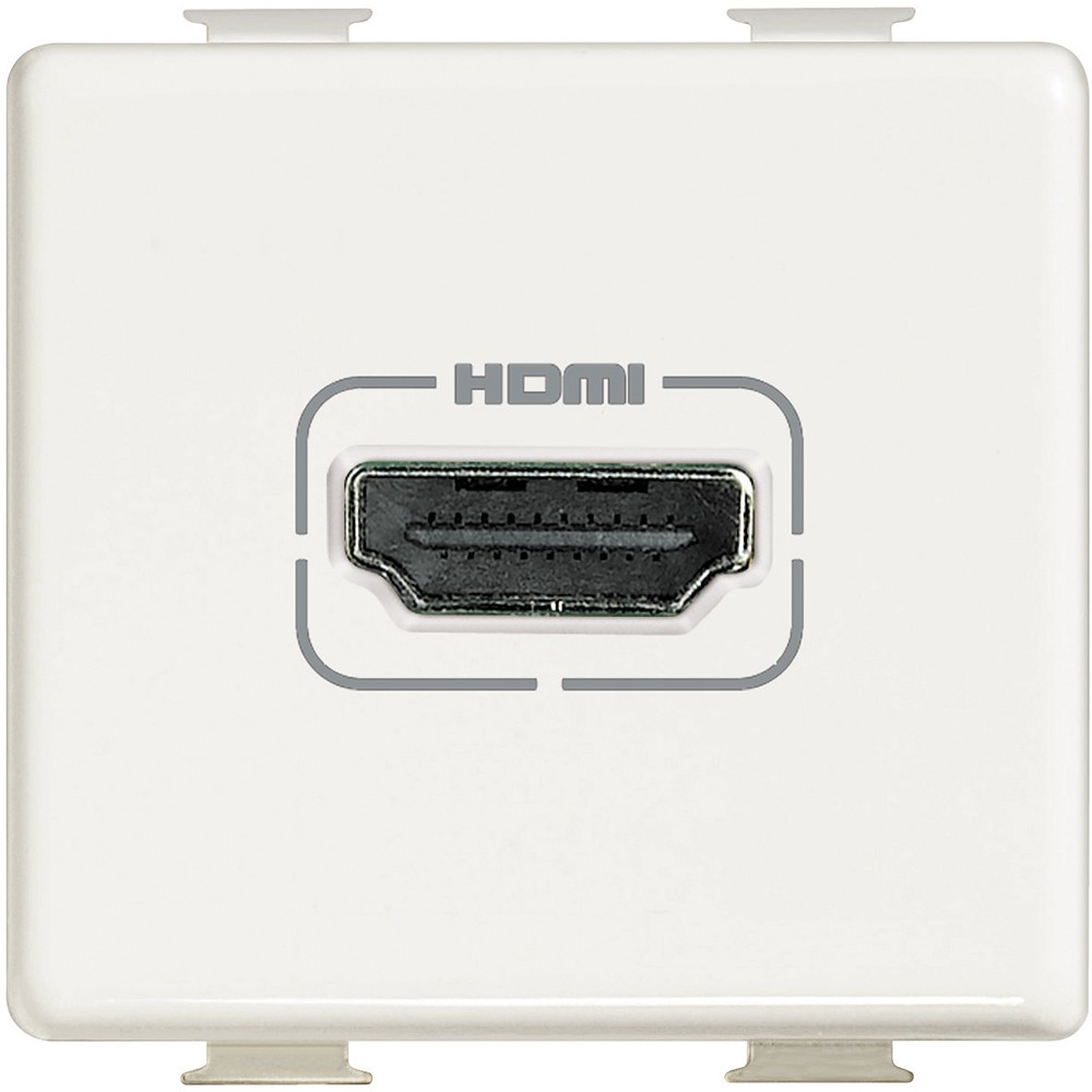 Conector hdmi 2 módulos matix blanco