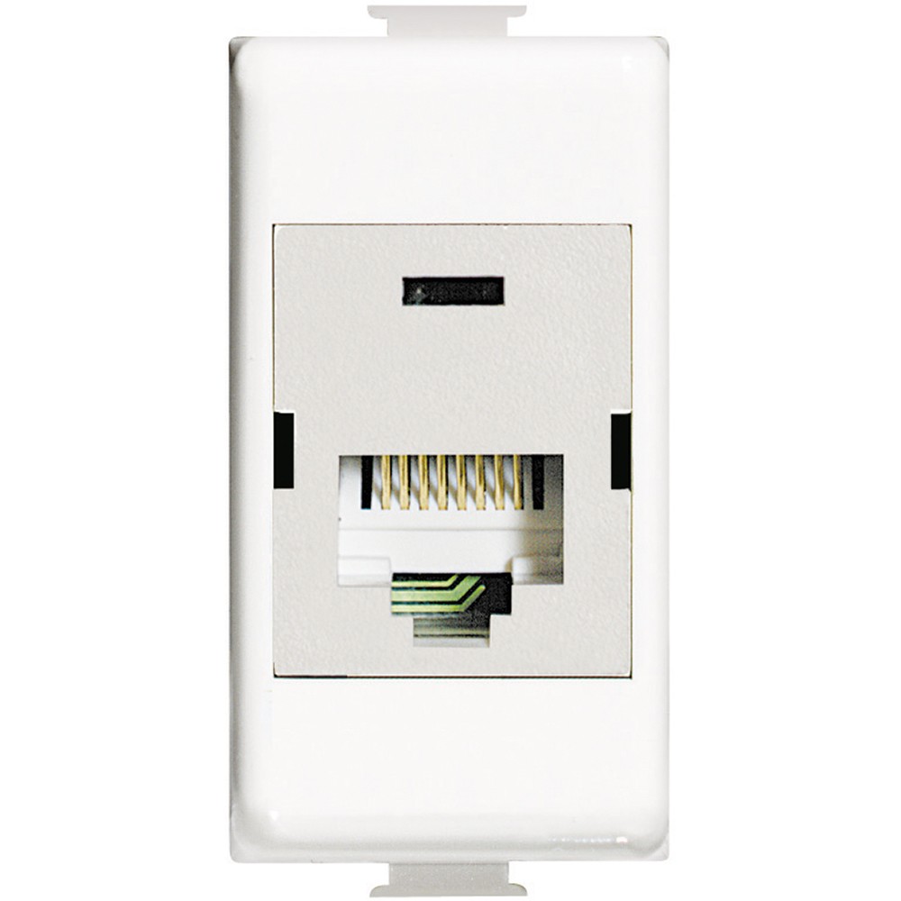 Conector rj45 cat.6 matix blanco