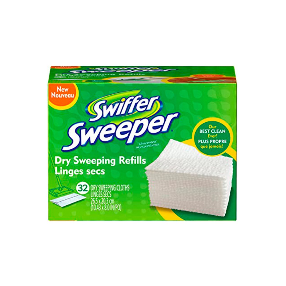 Repuesto toallas swiffer seco 32 pzas