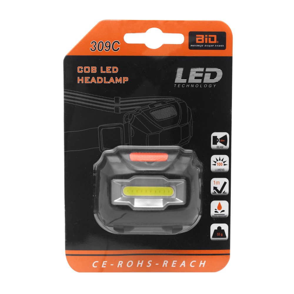 Linterna para cabeza de luz LED, recargable, con cable USB tipo C,  resistente a lluvia y salpicaduras - Productos
