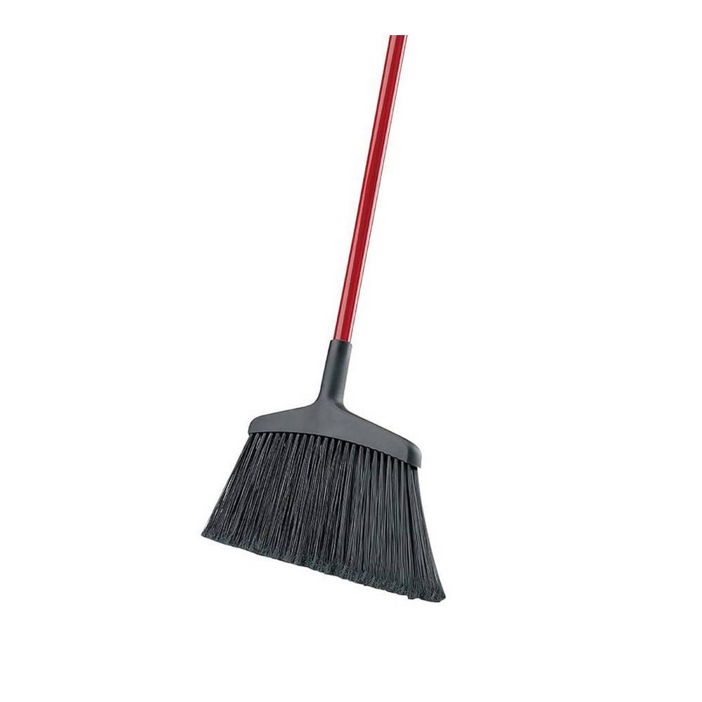 Escoba de acero inox libman rojo/negro