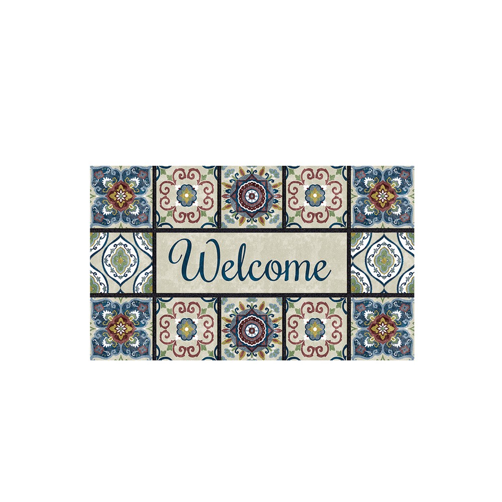Alfombra para exterior santorini tile 18 x 30 pulg