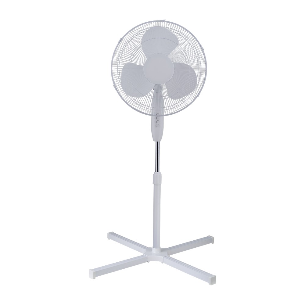 Ventilador De Pedestal Blanco Ambiance 16 Pulg - VENTILADORES DE PISO