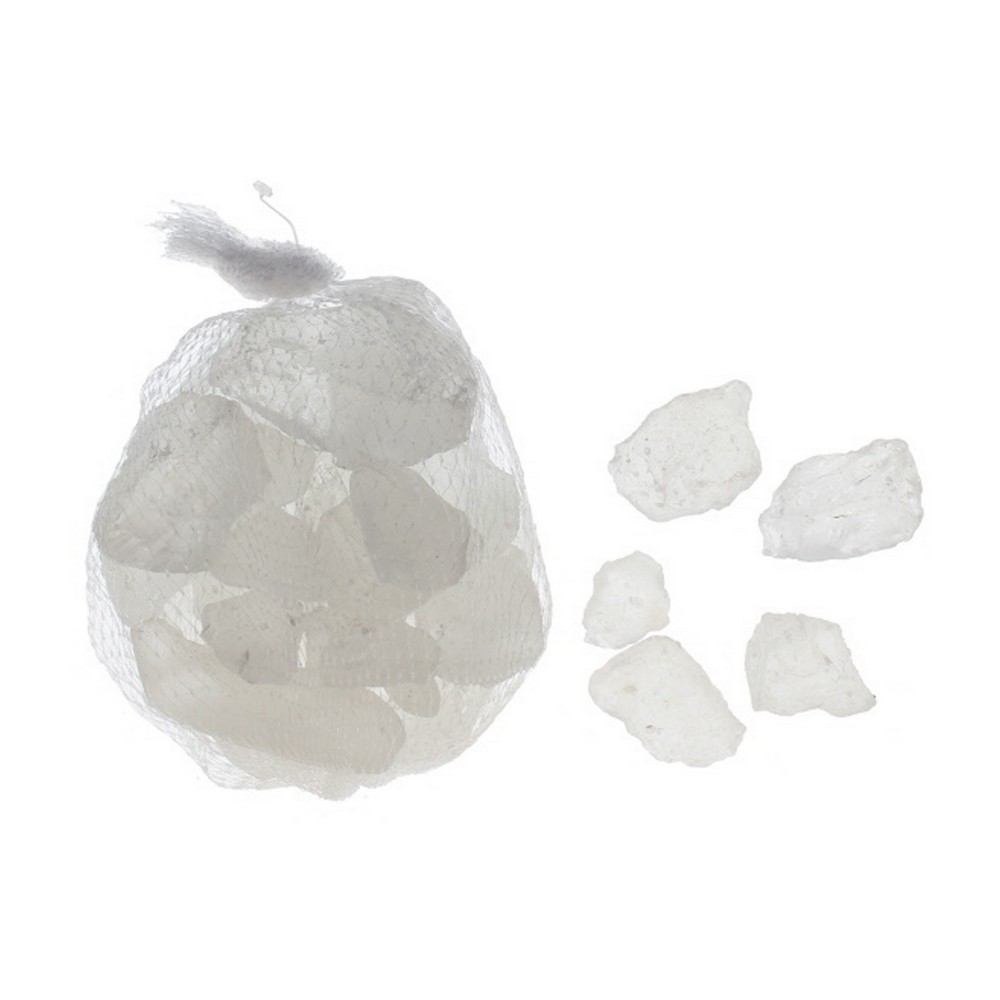 Piedras decorativas vidrio blanco