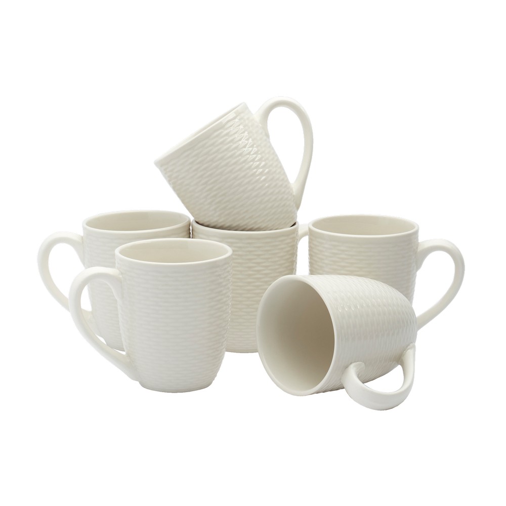 Set de tazas de ceramica 6 pzas - Tazas de vidrio