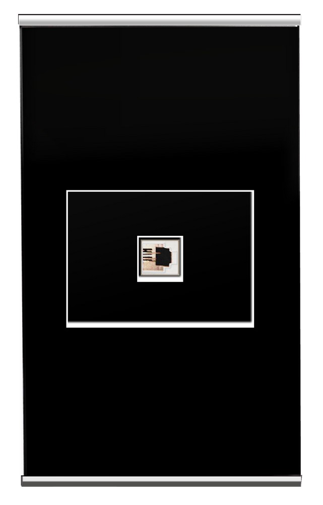 Toma para telefono negro deluxe