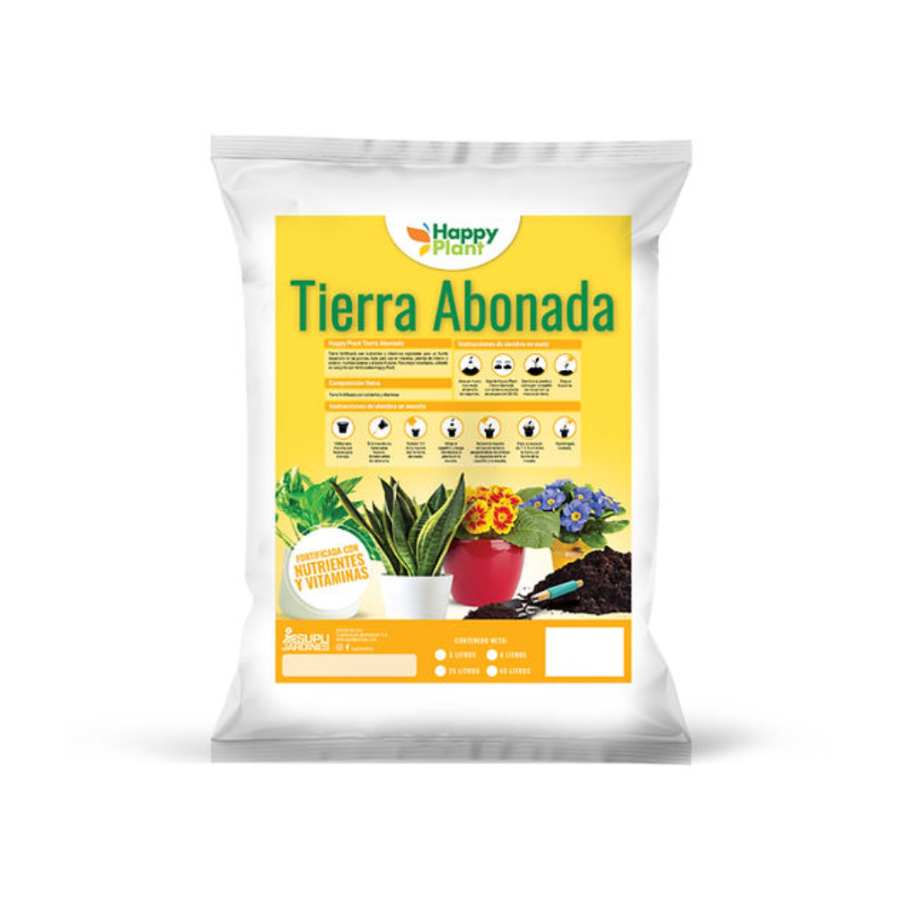 Tierra abonada para jardines 6 kilogramos