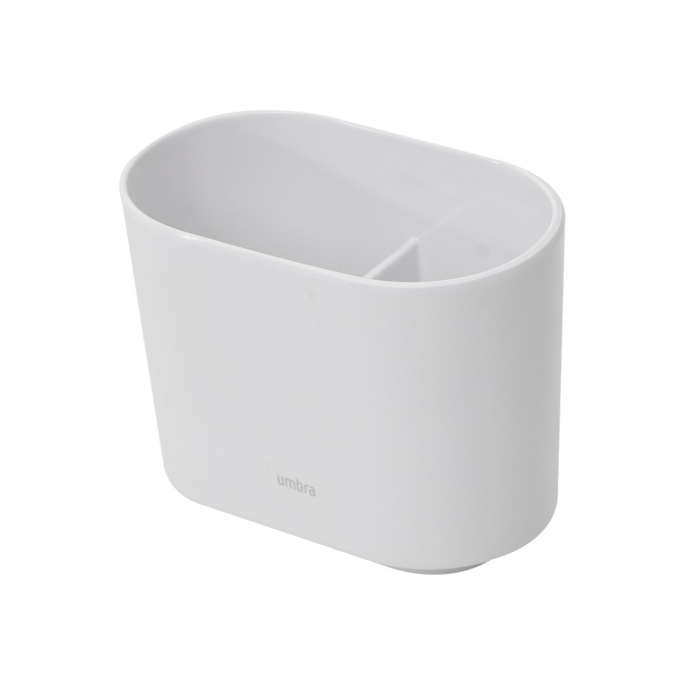 Porta cepillo de dientes blanco