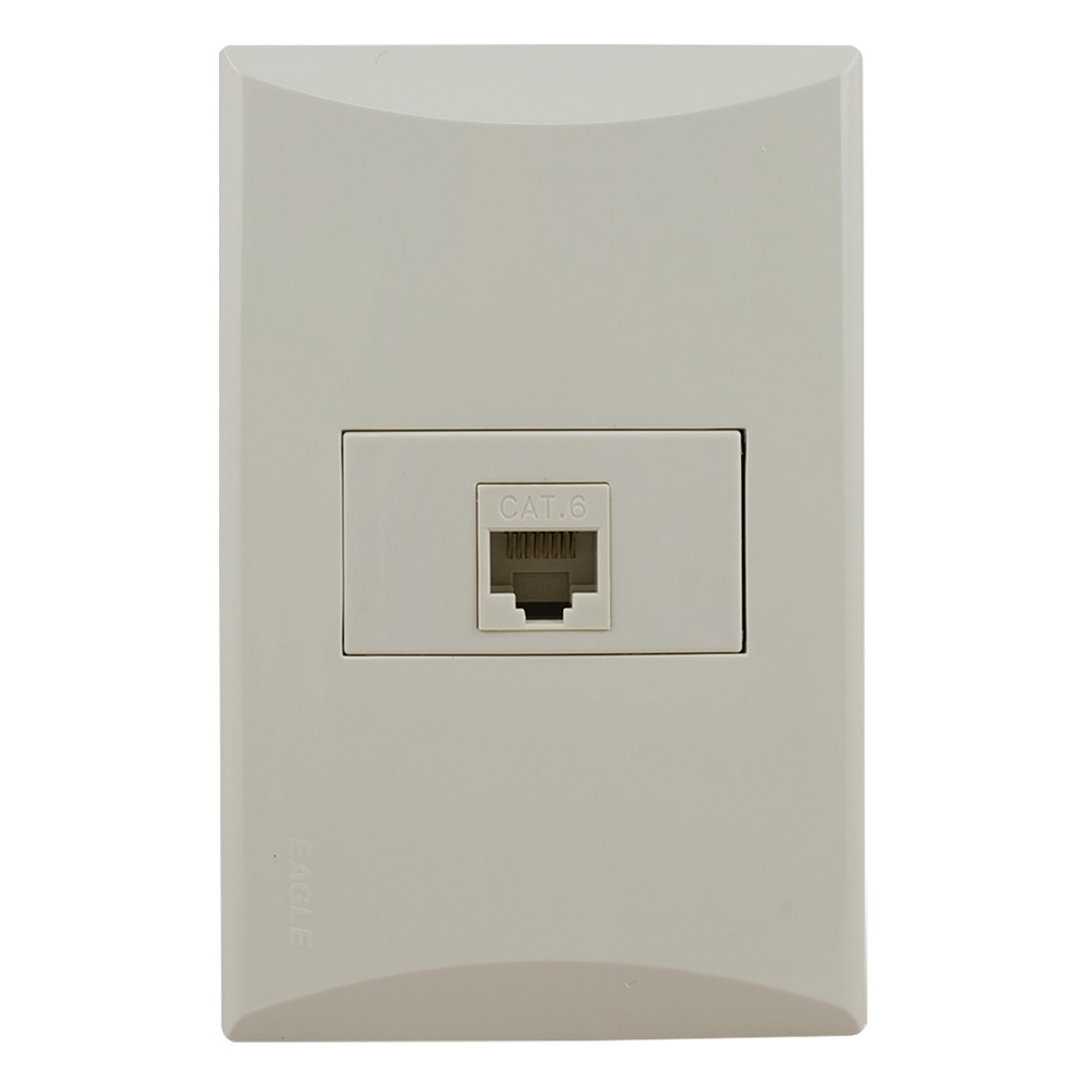 Toma salida de datos rj45 marfil eagle 1015-v - Tomas modulares y de datos