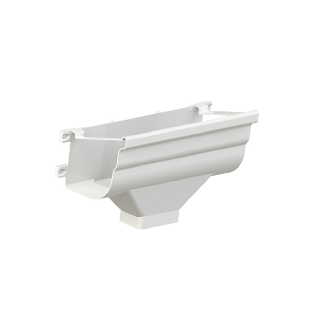 Union bajante dilatacion rectangular clasica 75 mm blanco