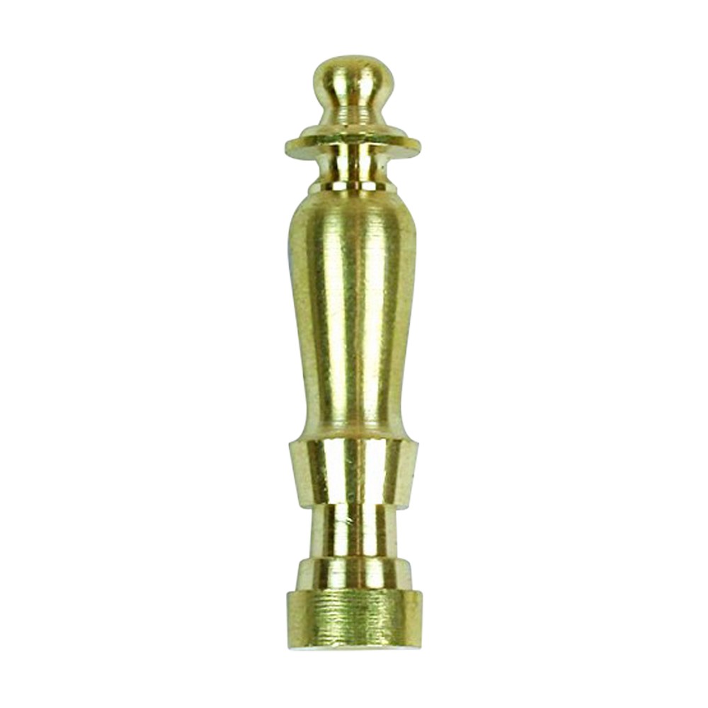 Punta para niple de lámpara 2x1/4 pulg (5.08 cm x 6.35 mm) solid brass