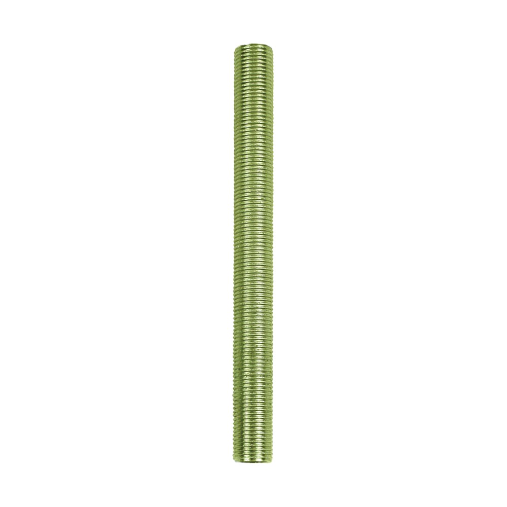 Niple para lampara de 4x1/8 pulgadas zinc plateado