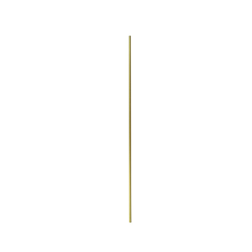 Tubo metalico para lampara 30x1-8 pulg brass