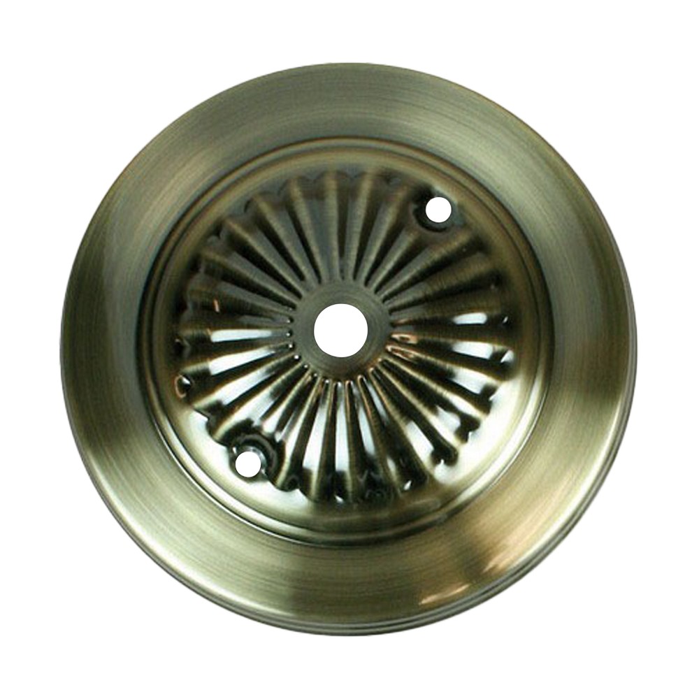 Roseton para lampara de techo 5 pulg ant brass