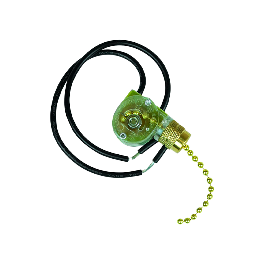 Interruptor de cadena para luces de ventilador