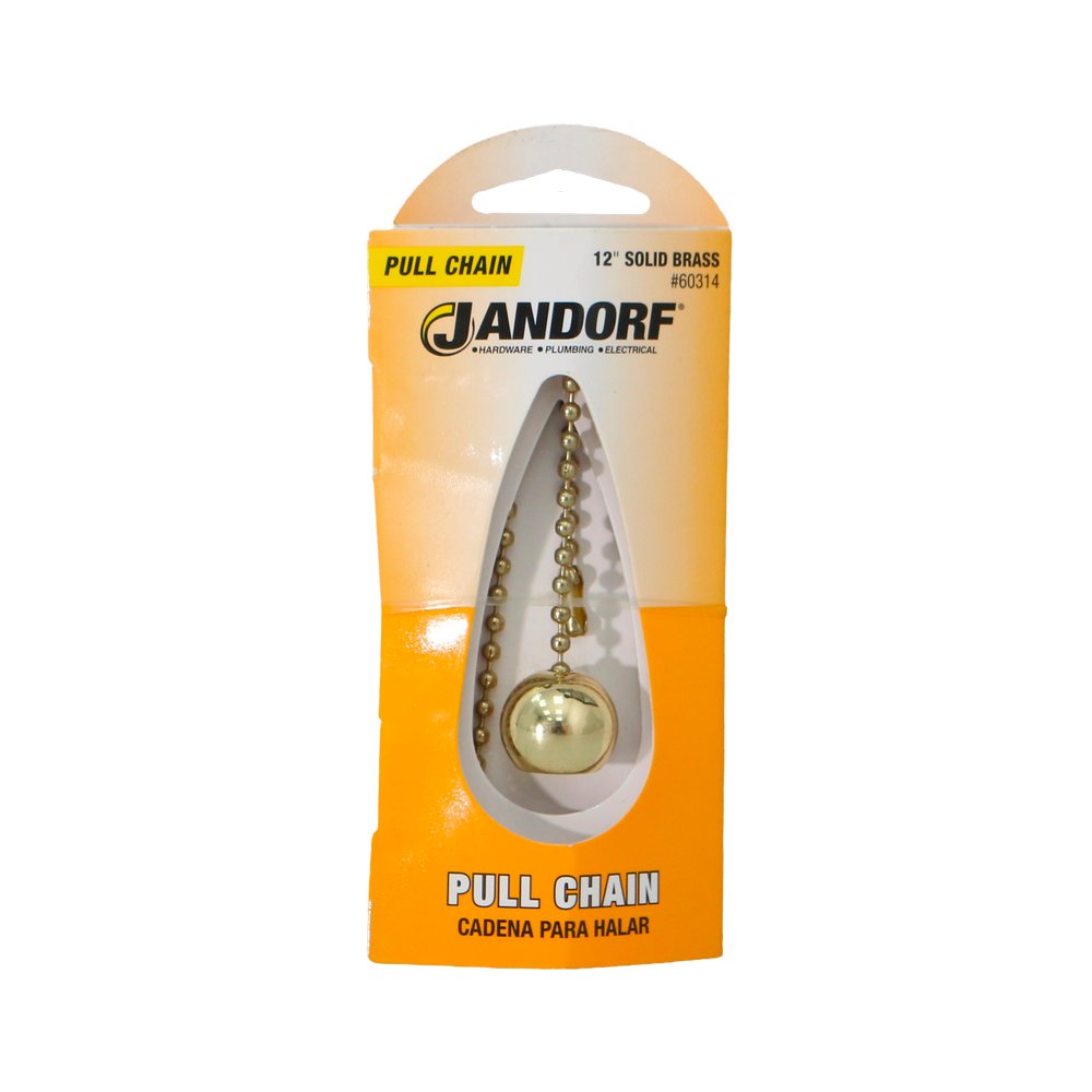 Cadena de bola para ventilador solid brass