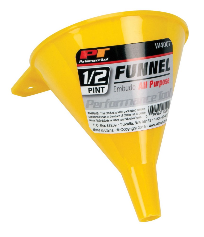 Embudo plastico 0.235l pinta performance tool w4007