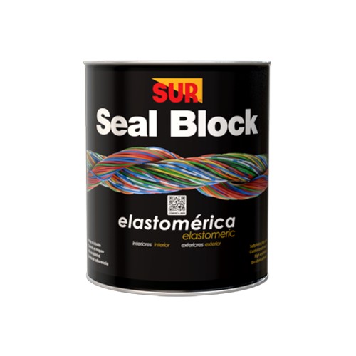 Pintura mate acrilica seal block base transparente 1-4 gal