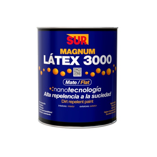 Pintura mate latex base 1-4 gal media