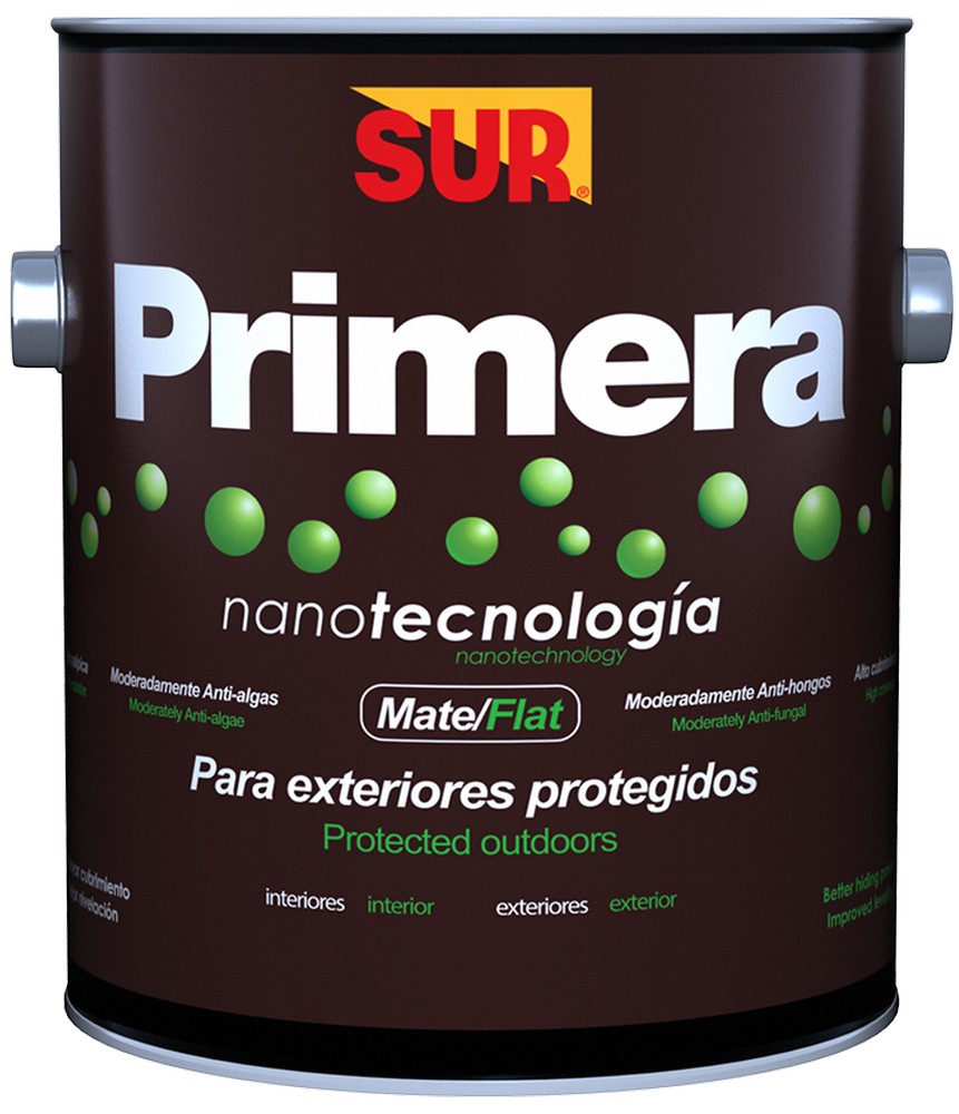 Pintura acrilica mate galon primera blanco