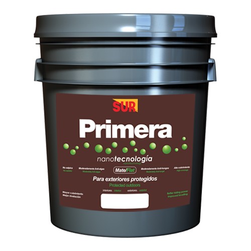 Pintura acrilica mate primera base pastel 5 gal