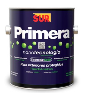 Pintura acrilica satinada primera blanco