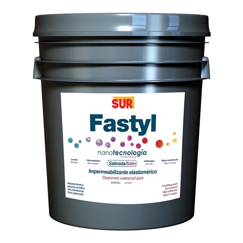 Impermeabilizante satinado fastyl 5 gal verde oxido