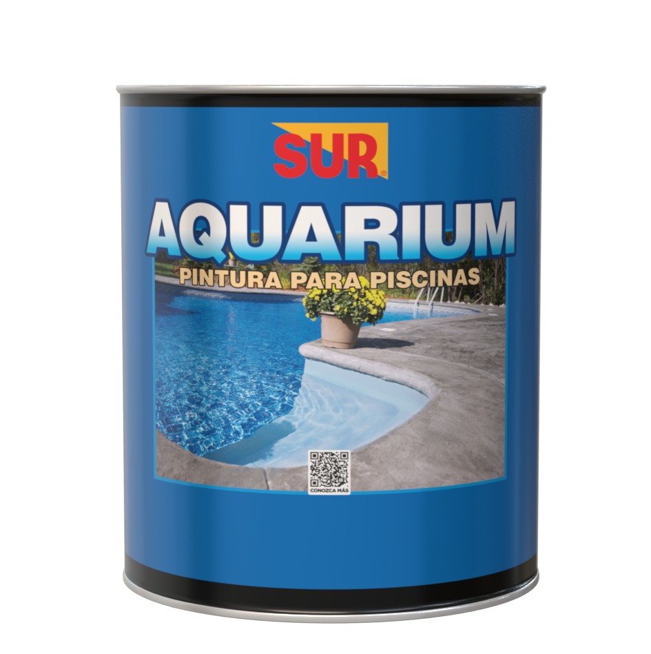 Pintura para piscina aquarium 1/4 gal verde