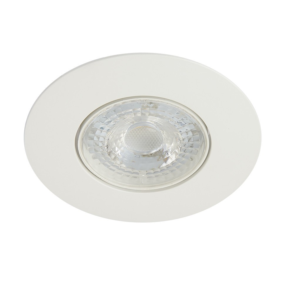 Empotrable led integrado blanco dirigible de 5.5 w luz fria