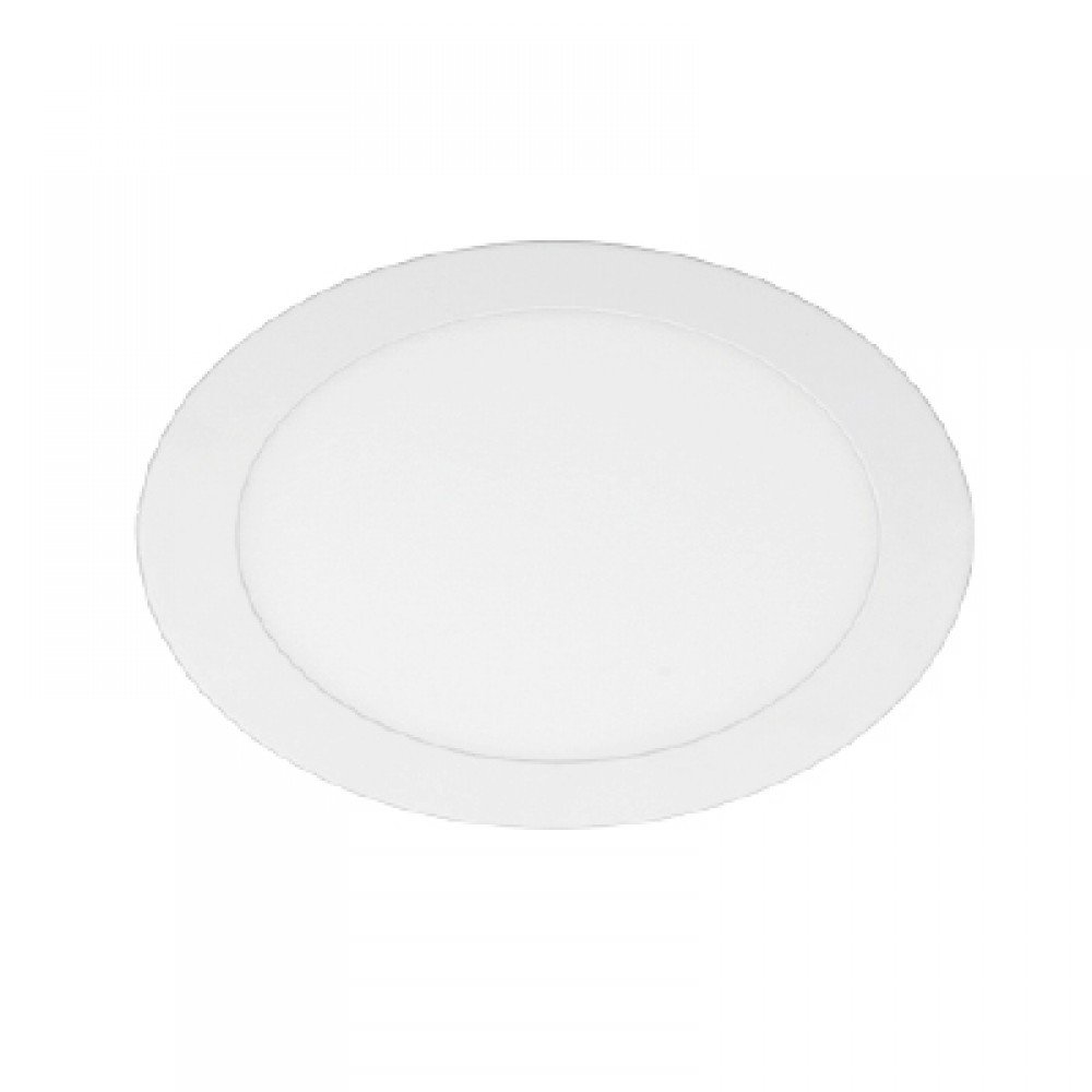 Empotrable led integrado blanco fijo 12 w redondo luz fria