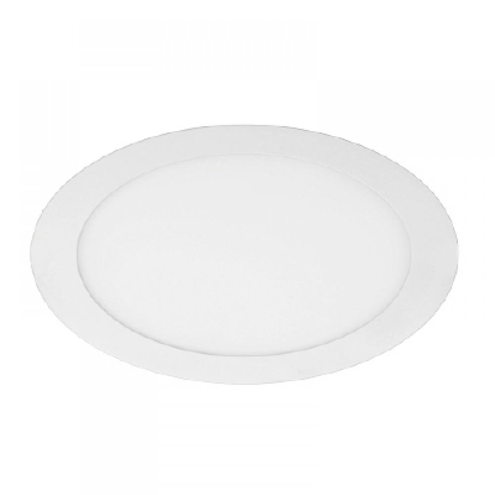 Empotrable led integrado blanco fijo 18 w redondo luz calida