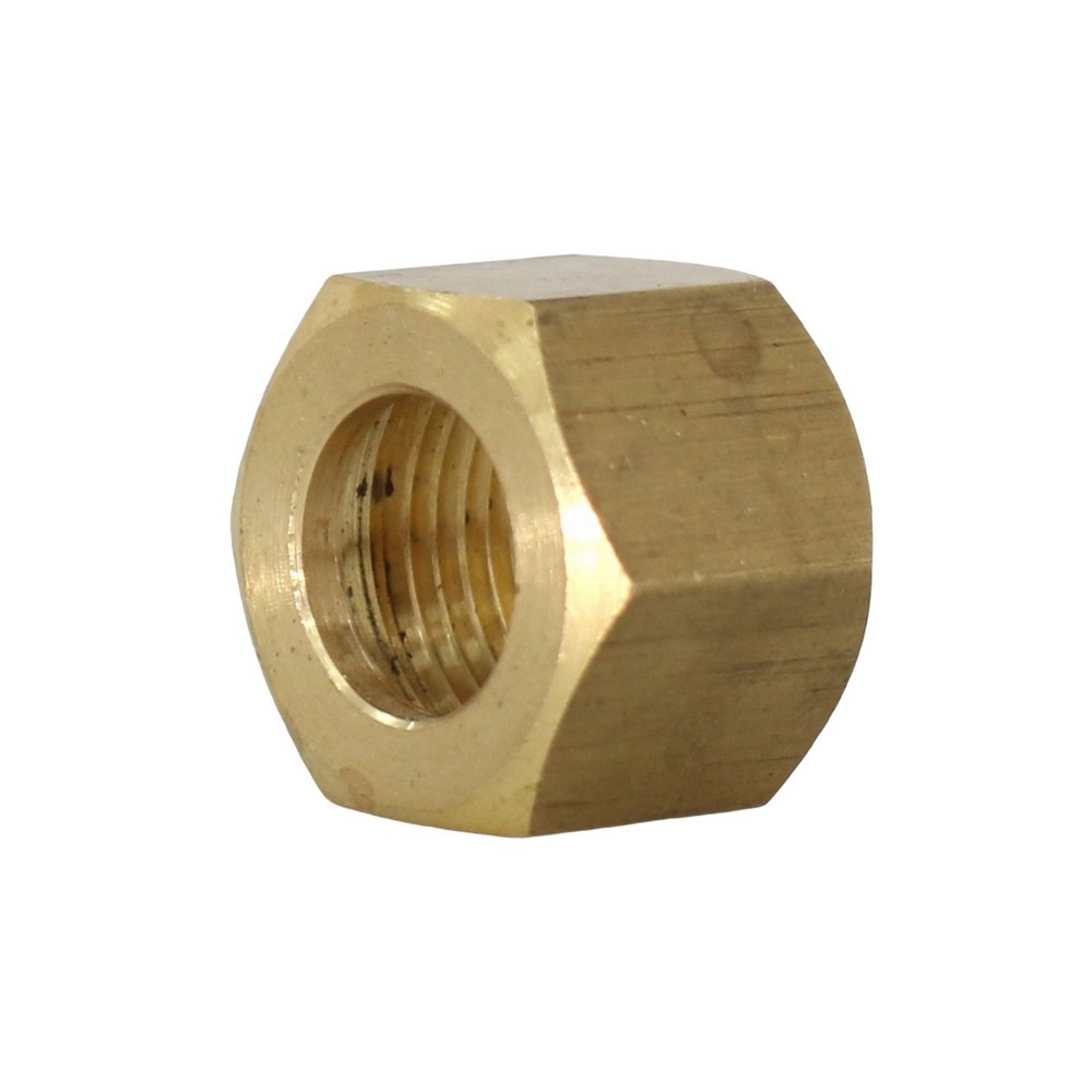 Tuerca de bronce compresión 3/8 pulg
