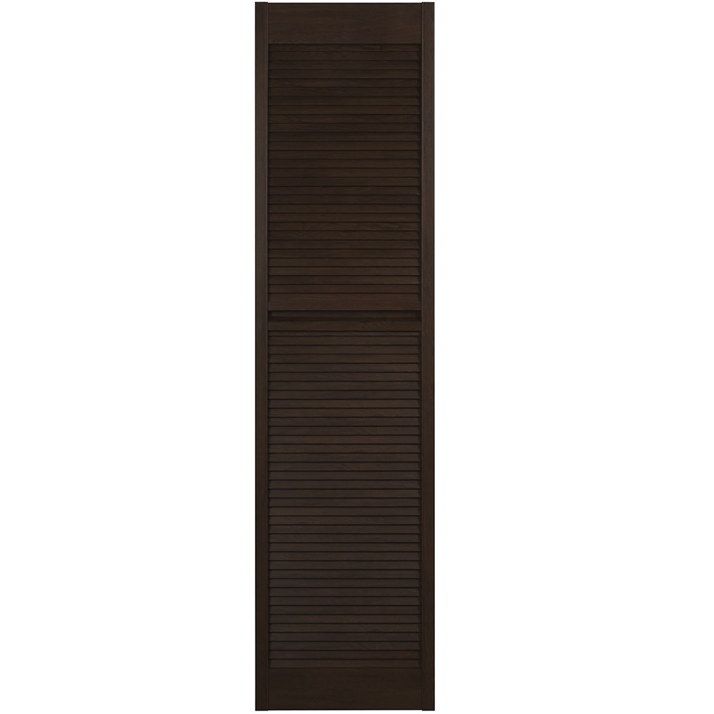 Puerta celosia pvc 55x200 cm brown