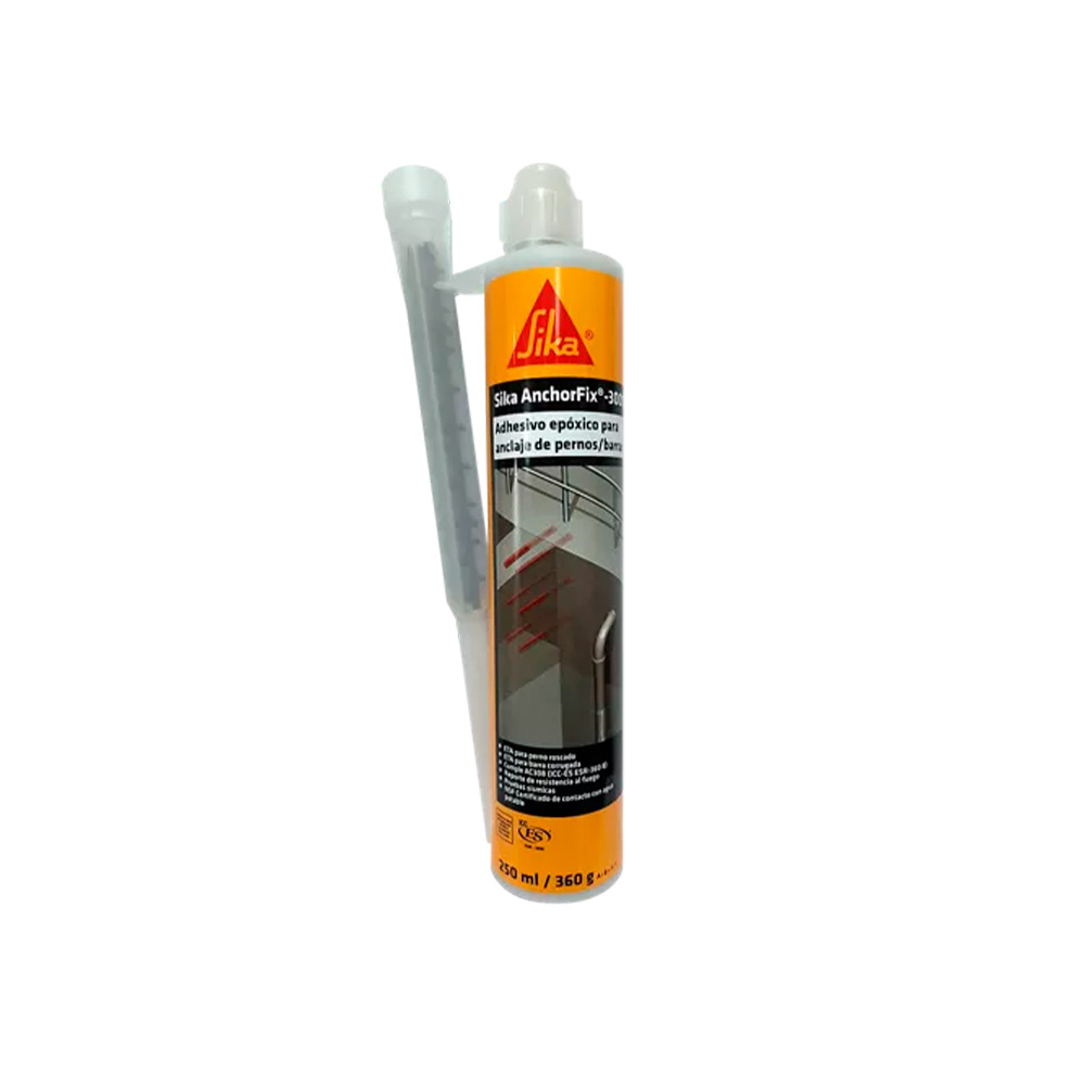 Epoxico quimico para varilla y tornillo 300 ml gris