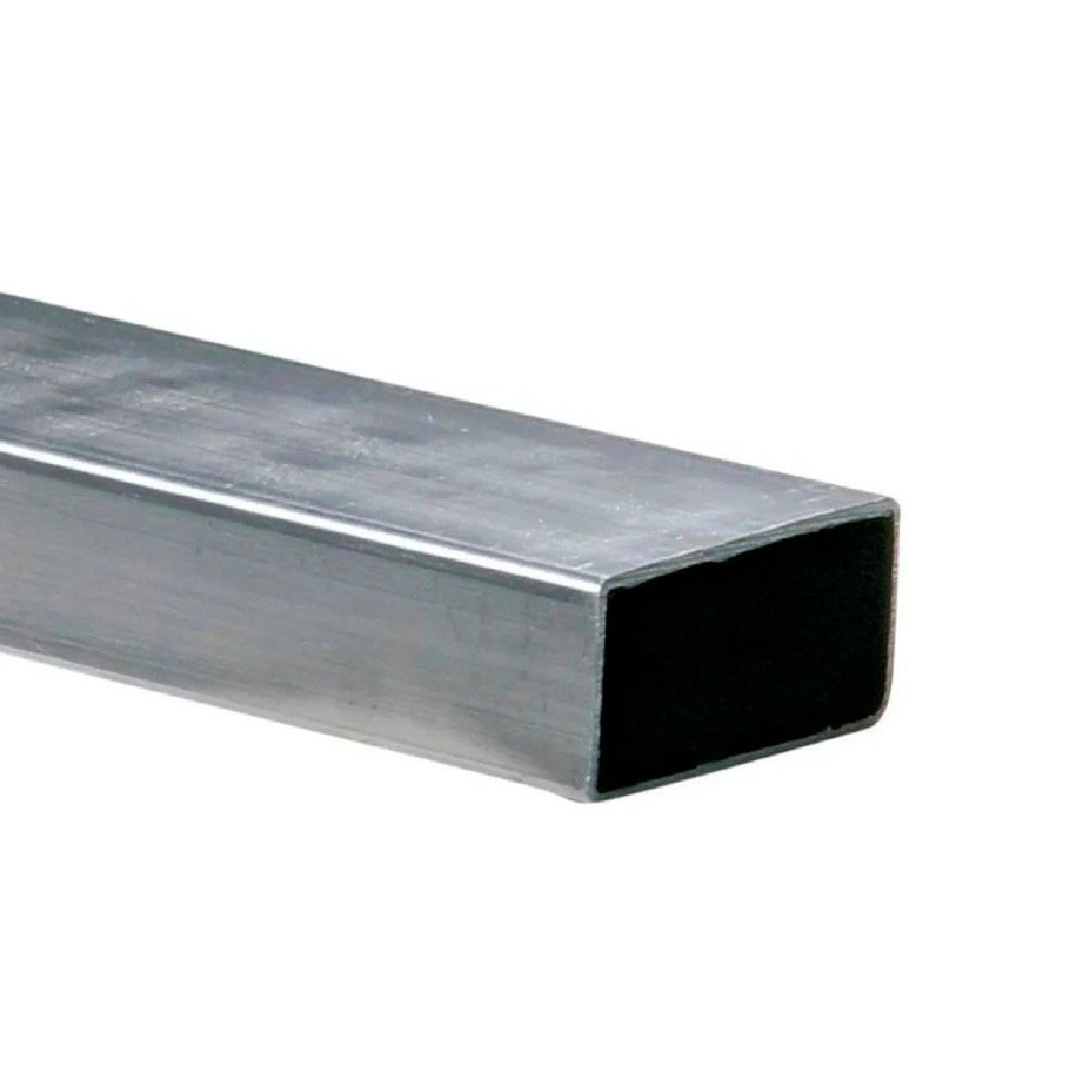 Tubo hierro galvanizado rectangular 2x4 pulg (48x96x1.5mm) x 6m