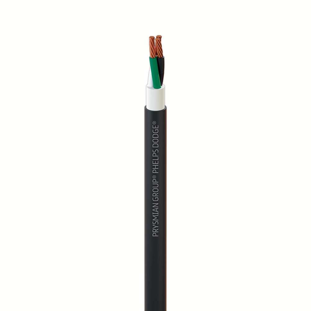 Cable eléctrico tgp 3x10 negro