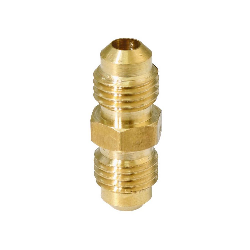 Unión bronce flare 1/4 pulg